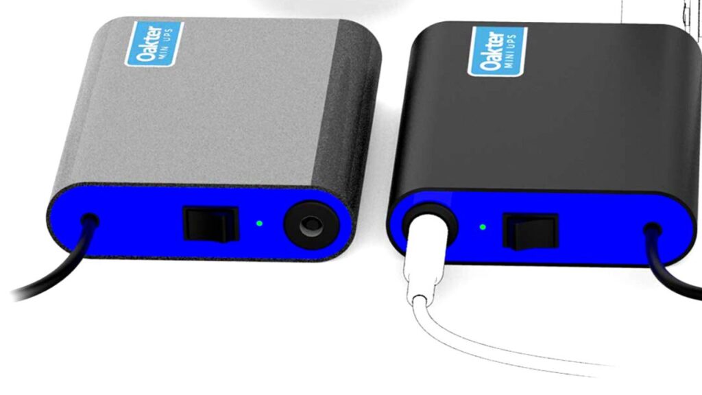 Oakter Mini UPS for 12V WiFi Router Broadband Modem(Portable Inverter)