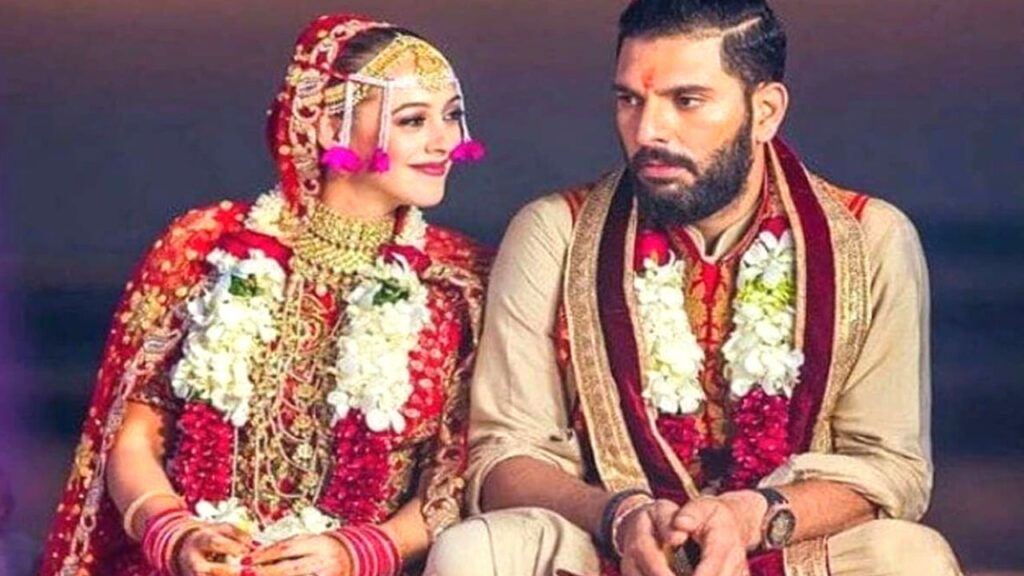 Yuvraj singh and Hazel keech