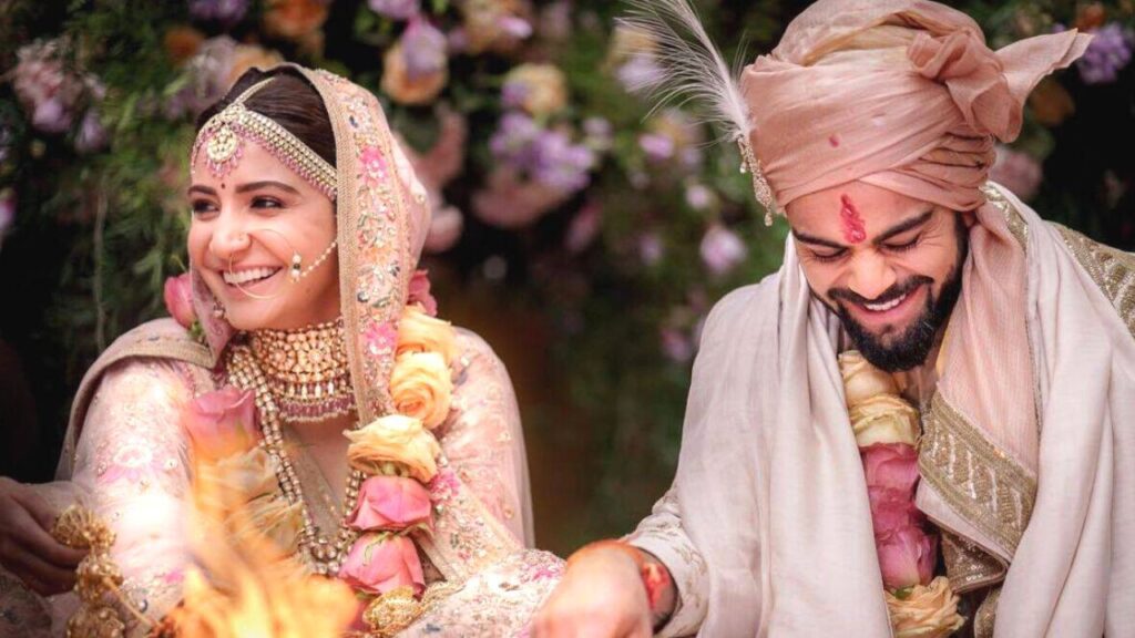 Anushka Virat wedding pic