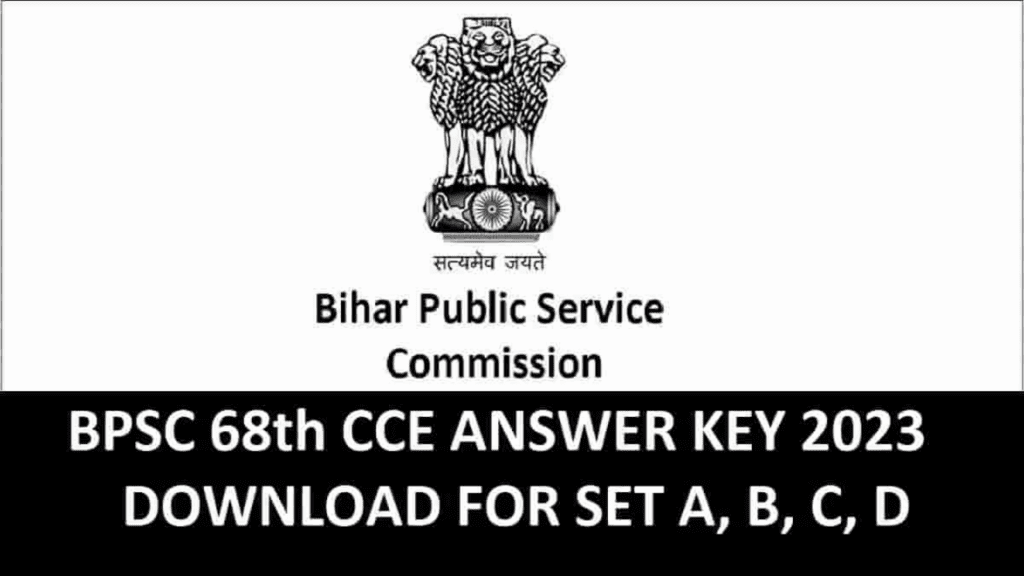 BPSC 68th Pre Answer Key 2023