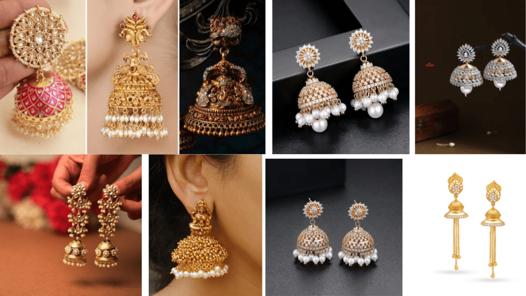 Gold Jhumka Designs 