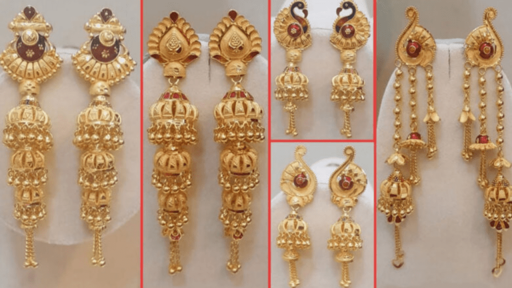 Gold Jhumka Designs 