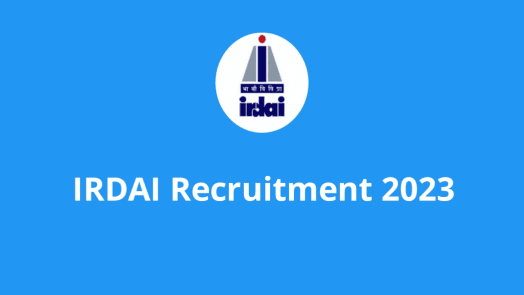 IRDAI recruitment 2023