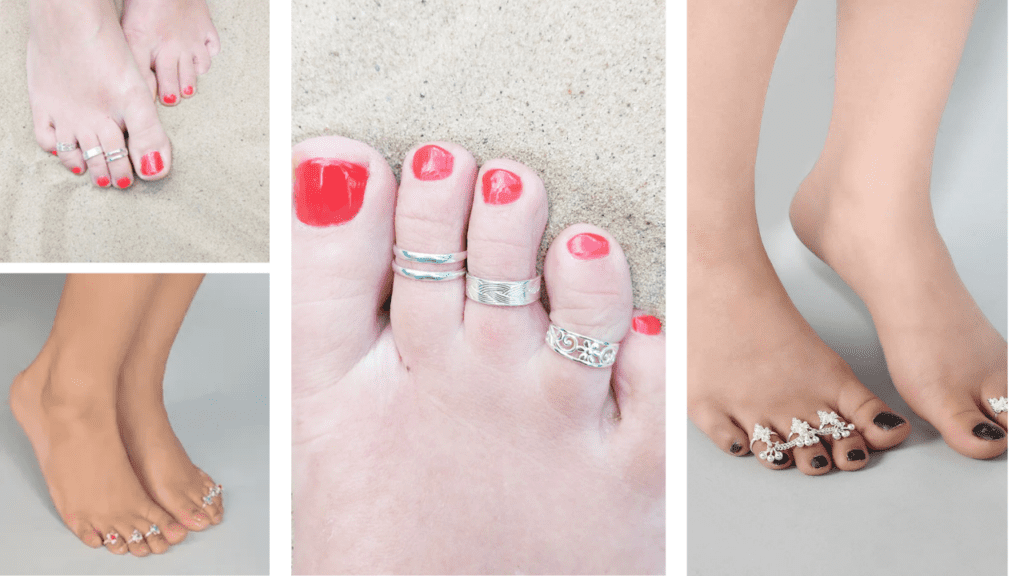 Toe Ring Set Designs