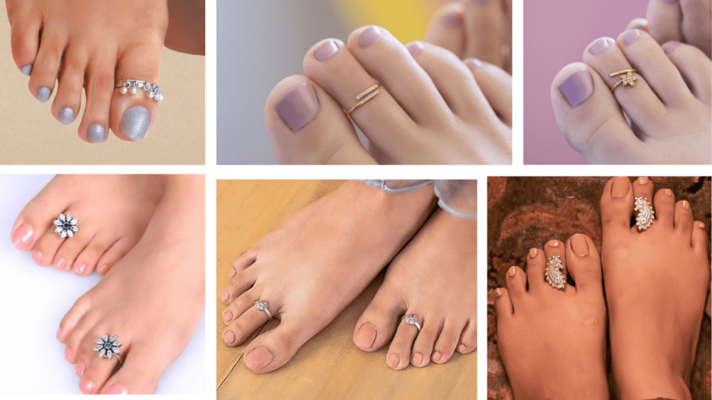 Toe Ring Set Designs