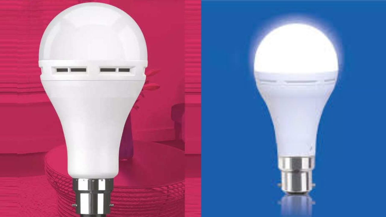 Rechargable inverter LED Bulb