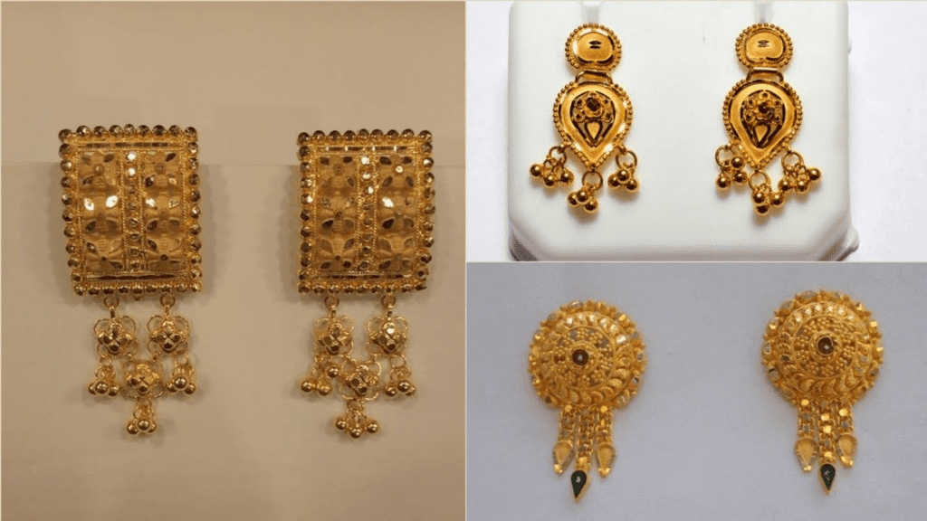 Gold Earrings Design