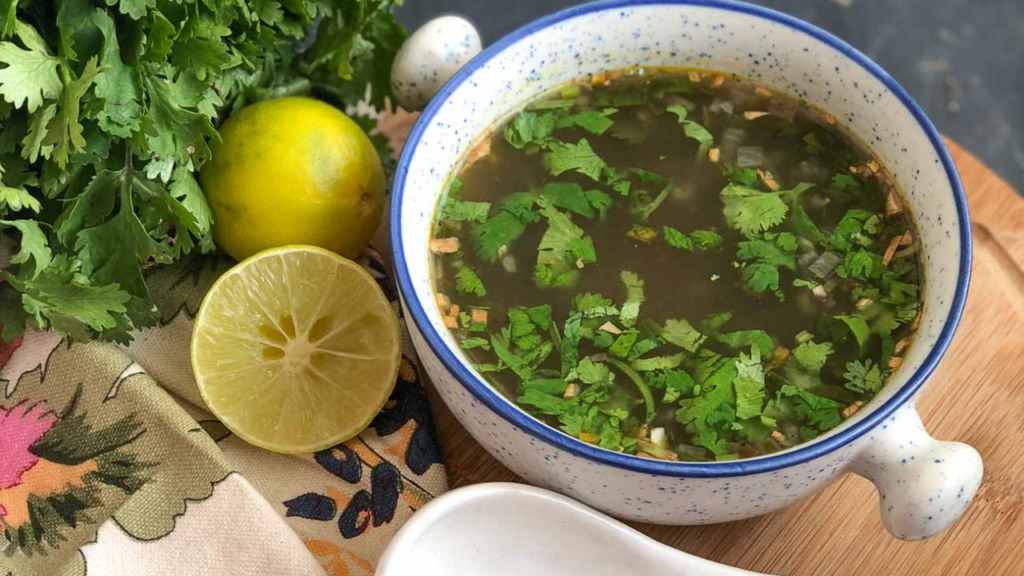 Lemon Coriander Soup Recipe