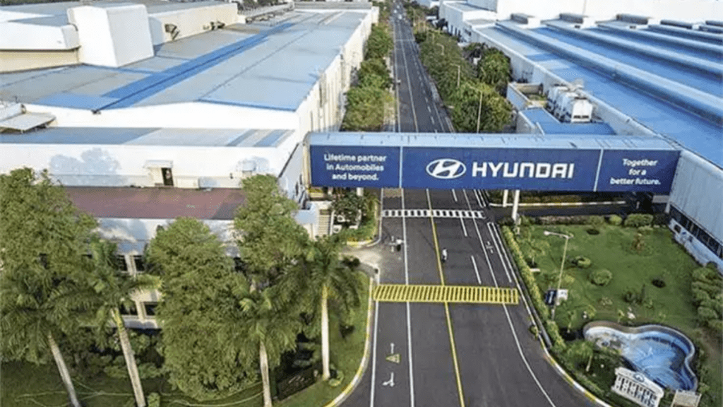 Hyundai car plant