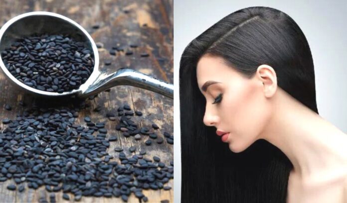 Black sesame for hair