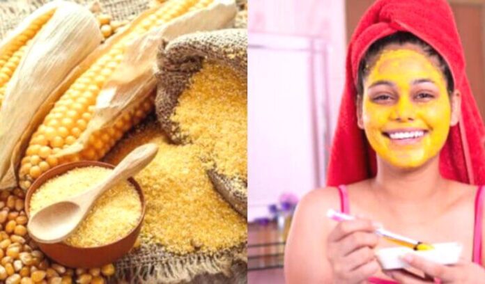 face pack with corn flour