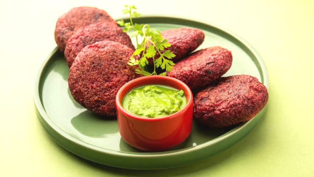 Healthy Snack: Beetroot Tikki