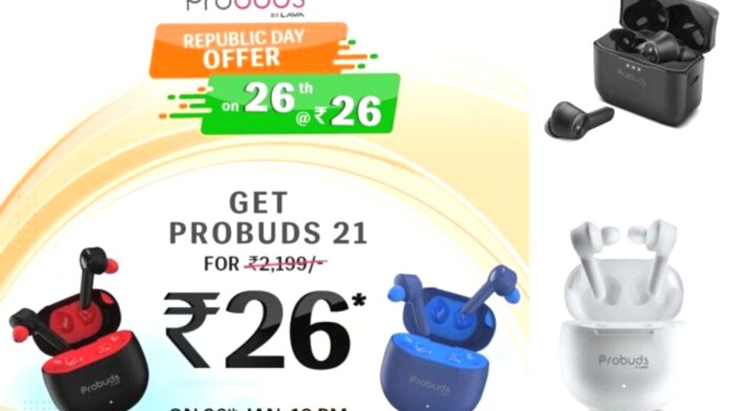 Republic Day Offer Lava Probuds 21