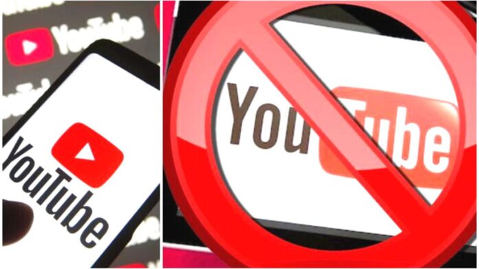 Fake youtube channel ban Symbolic (Image source-Google)
