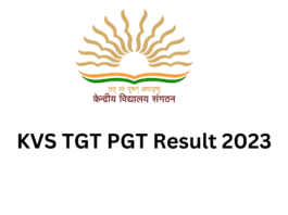 KVS TGT PGT Result 2023