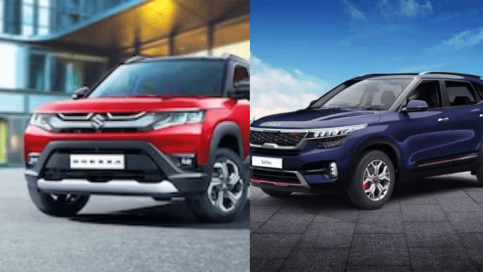 Kia Seltos Vs Maruti Brezza