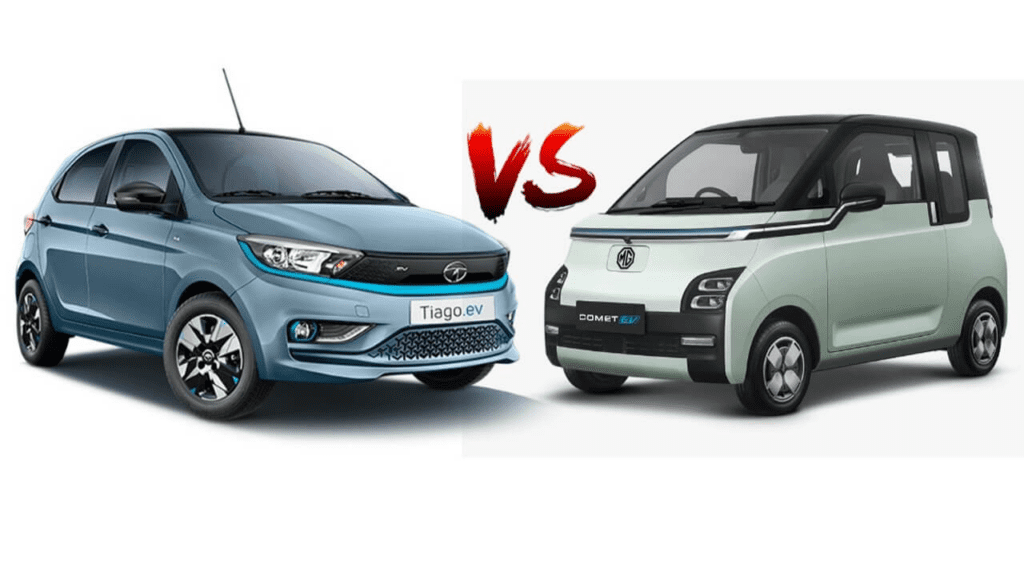 MG Comet vs Tata Tiago