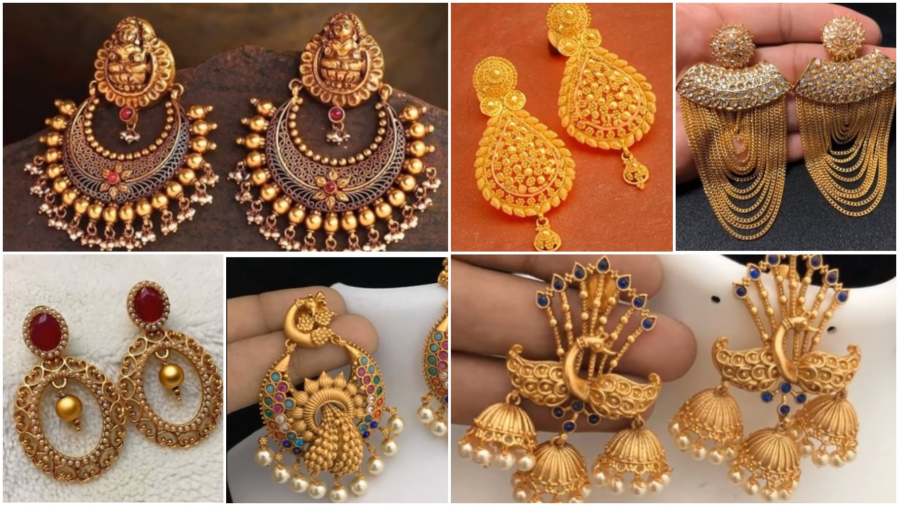 Modern Gold Earring in Lucknow at best price by SONA  CHANDI JEWELLERS   Justdial