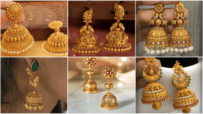 Gold Jhumka Designs