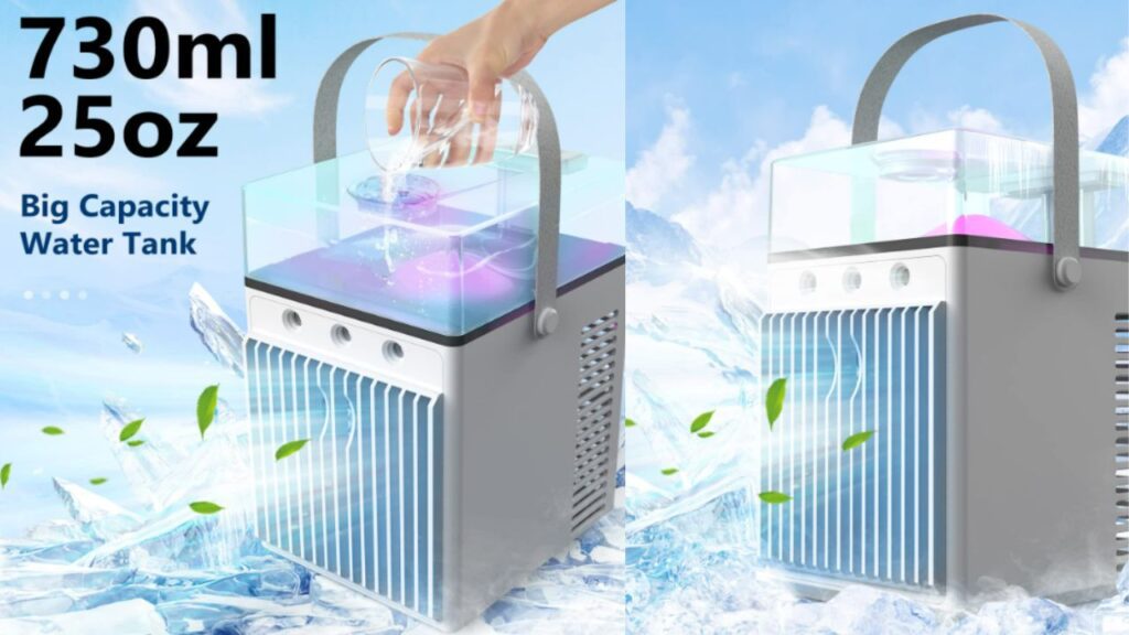 Rechargable mini air cooler