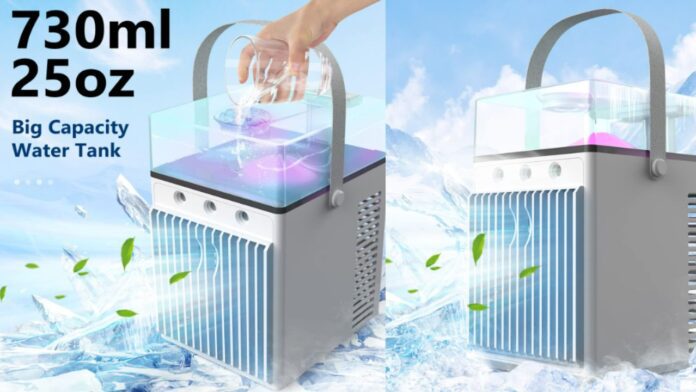 Rechargable mini air cooler