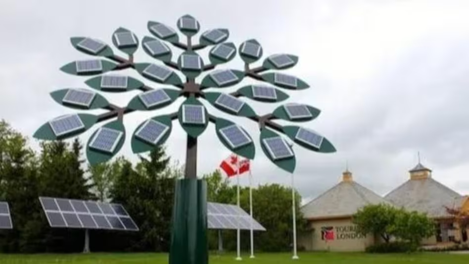Solar tree installation in delhi