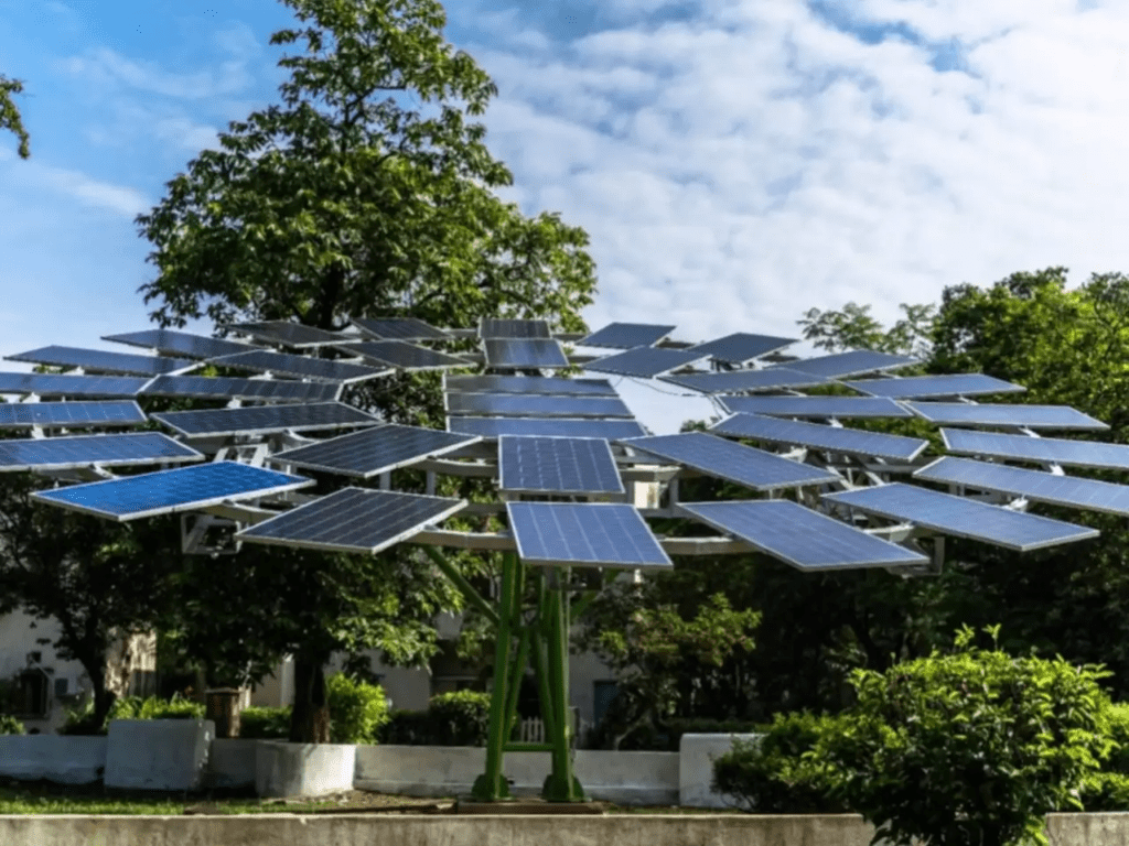 Solar tree installation in delhi