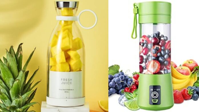 Portable juice blender