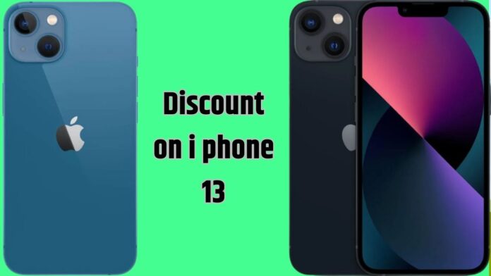 Discount on i phone 13