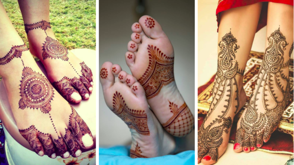 Mehndi design for Legs