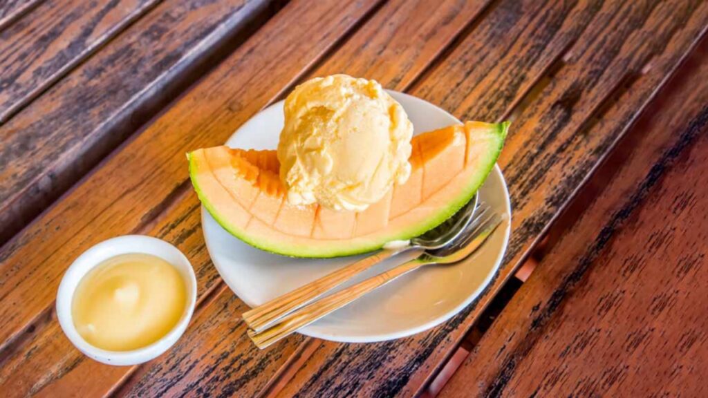 Muskmelon icecream