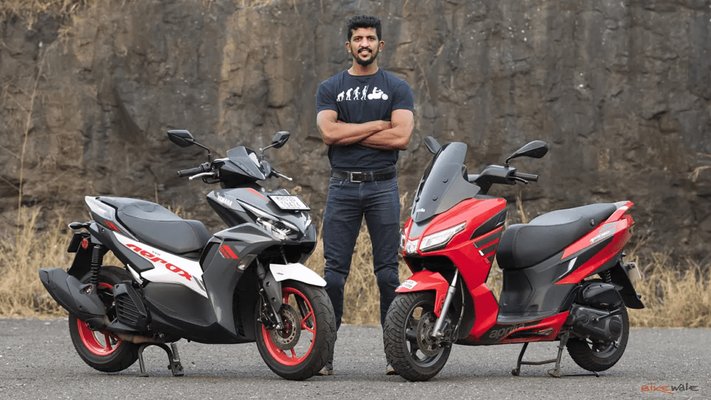 Yamaha Aerox 155 vs Aprilia SXR 160