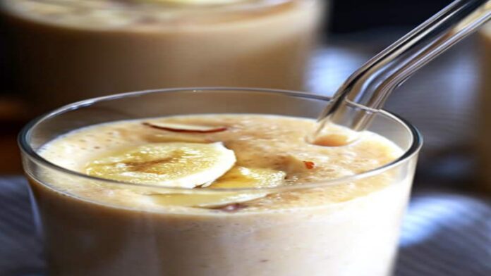 Banana coffee smoothie