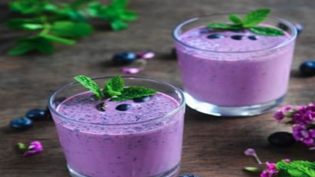 Blueberry smoothie 