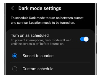 Benefits of dark mode in mobile