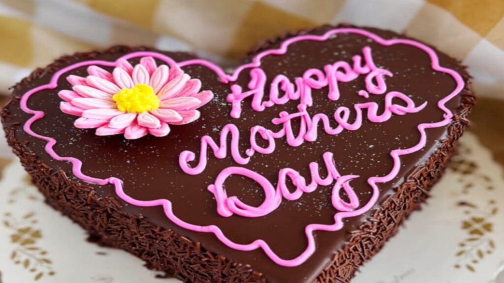 Mother's Day Heartshape Cake 