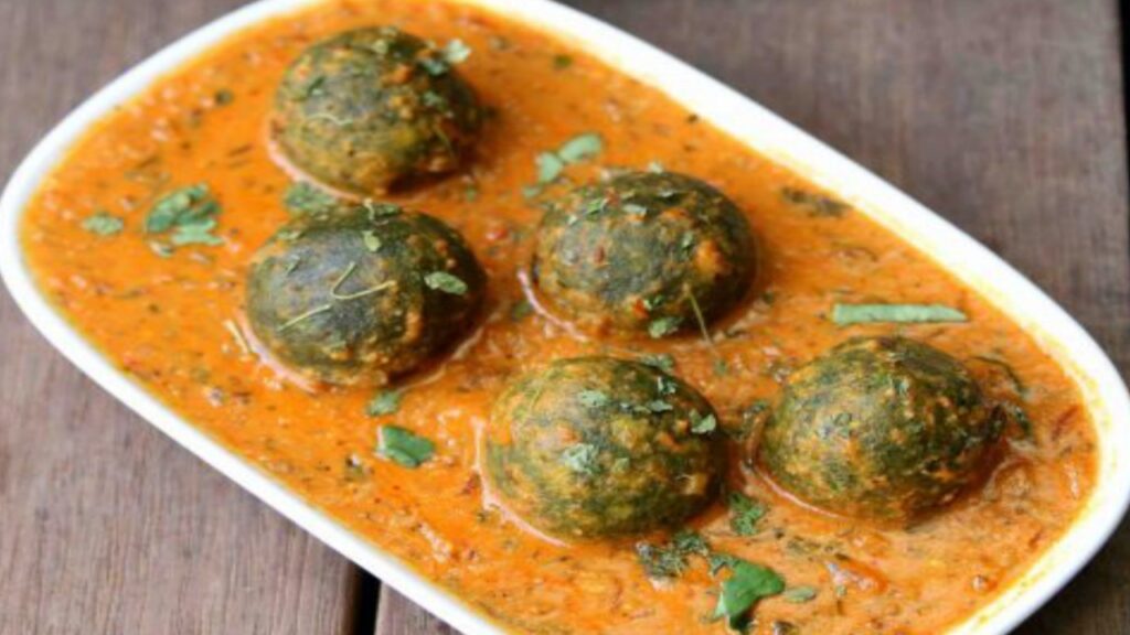 Palak paneer kofta 