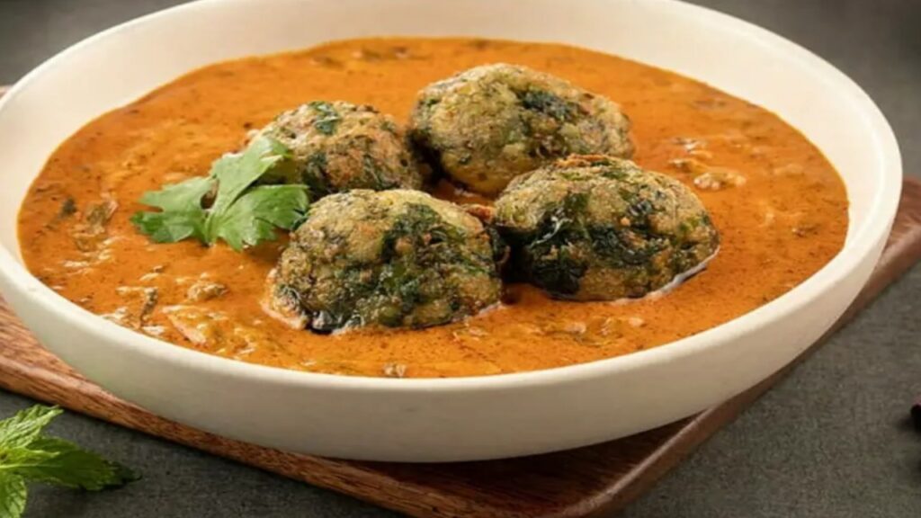 Palak paneer kofta