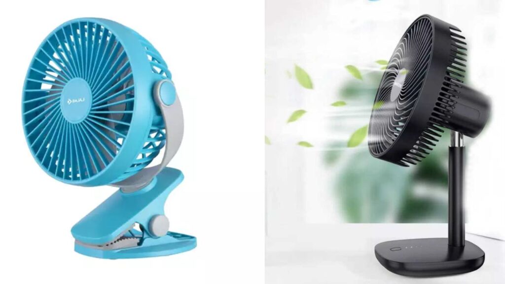 Rechargable mini fan