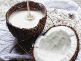 Coconut cream smoothie