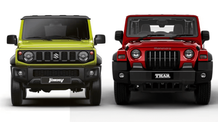 Maruti Jimny vs Mahindra Thar