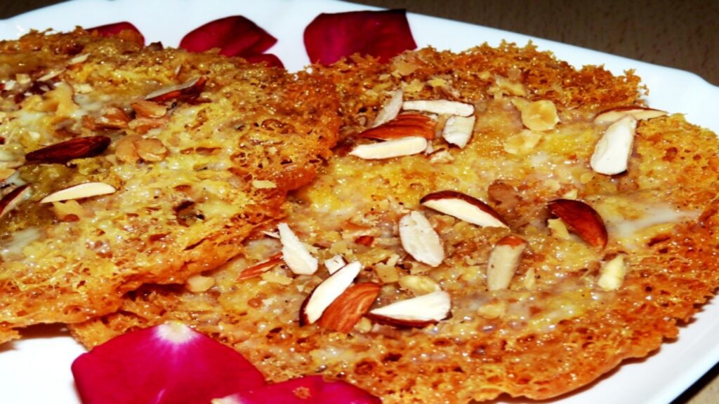 Malai Ghevar Recipe 