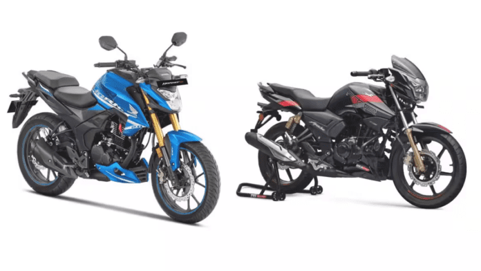 Honda Hornet Vs TVS Apache RTR 180