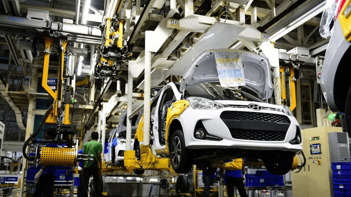 Hyundai car plant