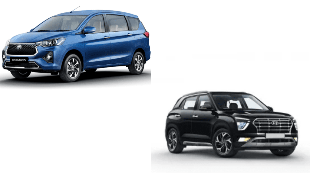 Toyota Rumion Vs Hyundai Creta