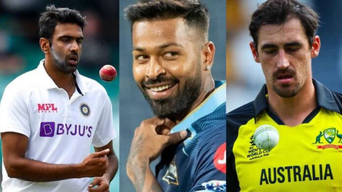 R. Ashwin, Hardik Pandya and Starch