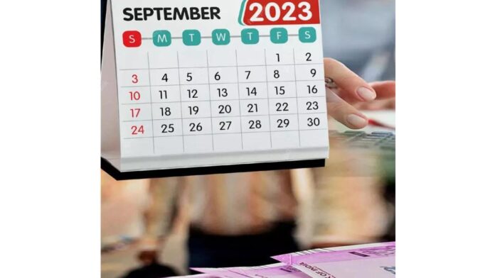 Financial Deadlines 30th September