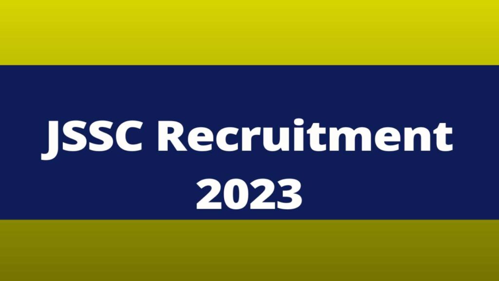 Jssc Recruitment