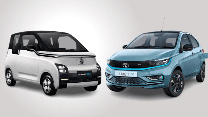 MG Comet EV vs Tata Tiago EV