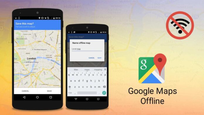 Google Maps offline use